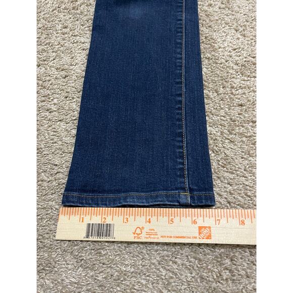 Comfort Relaxed Classic everyday luxury blue jeans Tory Burch straight sz 26 - Picture 9 of 11